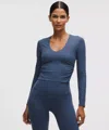 Lululemon All It Takes Ribbed Nulu V-neck Long-sleeve Shirt
