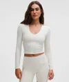 Lululemon All It Takes Ribbed Nulu V-neck Long-sleeve Shirt