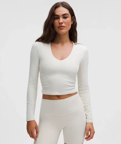 Lululemon All It Takes Ribbed Nulu V-neck Long-sleeve Shirt