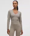 Lululemon All It Takes Ribbed Nulu V-neck Long-sleeve Shirt
