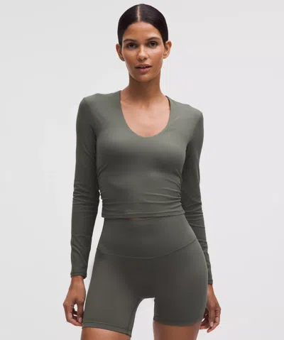 Lululemon All It Takes Ribbed Nulu V-neck Long-sleeve Shirt