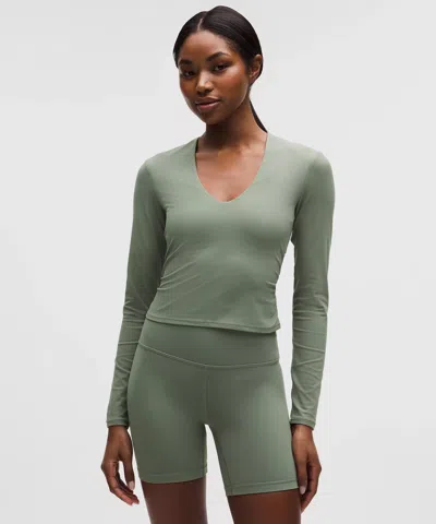 Lululemon All It Takes Ribbed Nulu V-neck Long-sleeve Shirt