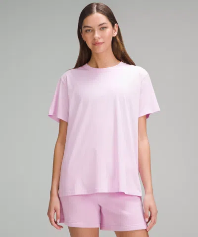 Lululemon All Yours Cotton T-shirt In Pink