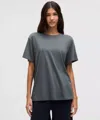 Lululemon All Yours Cotton T-shirt In Gray