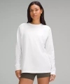 Lululemon All Yours Heavyweight Long-sleeve Shirt In White