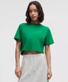 Lululemon All Yours Organic Cotton Cropped T-shirt