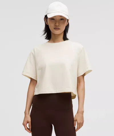 Lululemon All Yours Organic Cotton Cropped T-shirt