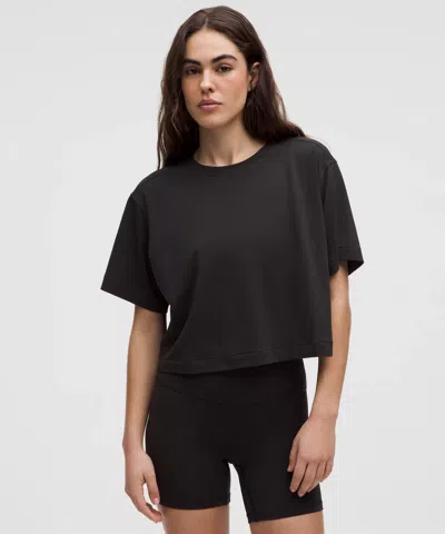 Lululemon All Yours Organic Cotton Cropped T-shirt