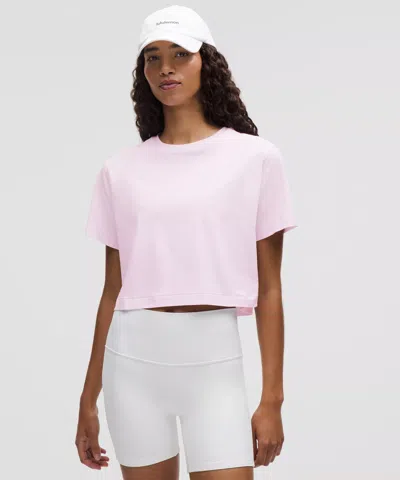 Lululemon All Yours Organic Cotton Cropped T-shirt