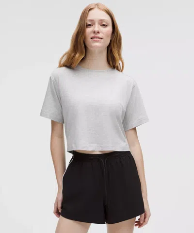 Lululemon All Yours Organic Cotton Cropped T-shirt