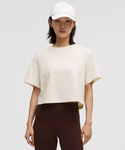 Lululemon All Yours Organic Cotton Cropped T-shirt