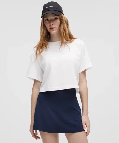Lululemon All Yours Organic Cotton Cropped T-shirt