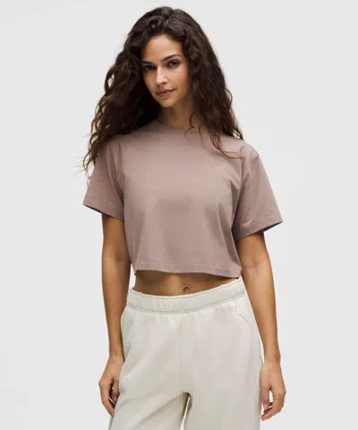Lululemon All Yours Organic Cotton Cropped T-shirt