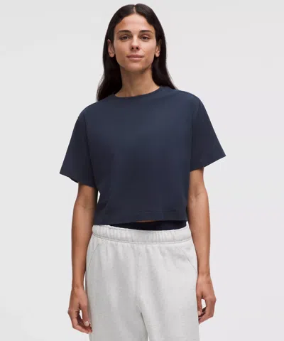 Lululemon All Yours Organic Cotton Cropped T-shirt