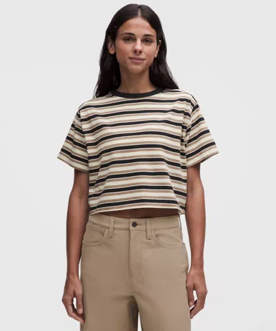 Lululemon All Yours Organic Cotton Cropped T-shirt