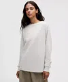 Lululemon All Yours Organic Cotton Long-sleeve Shirt In White