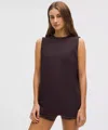 Lululemon All Yours Organic Cotton Tank Top In Purple