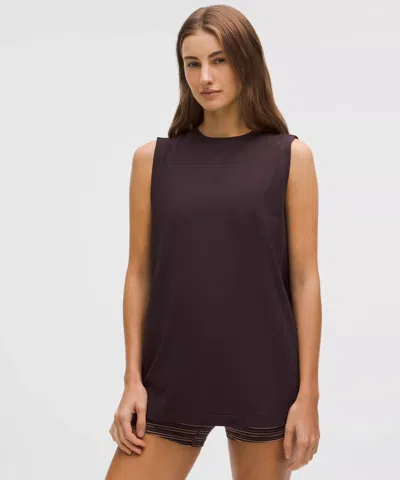 Lululemon All Yours Organic Cotton Tank Top In Purple