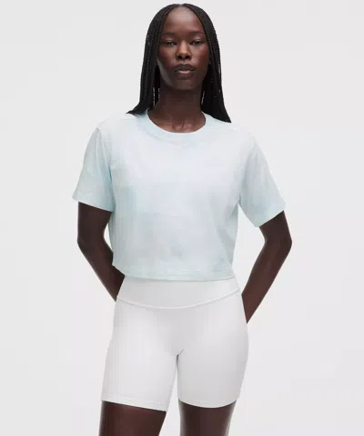 Lululemon All Yours Organic Cotton-blend Cropped T-shirt