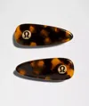 Lululemon Alligator Hair Clips 2 Pack In Multi