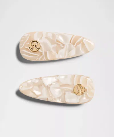 Lululemon Alligator Hair Clips 2 Pack