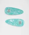 Lululemon Alligator Hair Clips 2 Pack