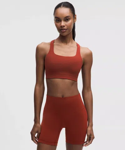 Lululemon All-time Hero Sports Bra In Brown