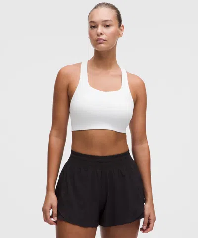 Lululemon All-time Hero Sports Bra In White