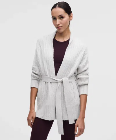 Lululemon Alpaca-blend Tie-front Long Cardigan