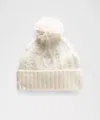 Lululemon Alpaca Wool-blend Cable-knit Fleece-lined Pom Beanie