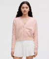 Lululemon Alpaca Wool-blend Cardigan Sweater In Pink