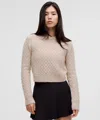 Lululemon Alpaca Wool-blend Crosshatch Sweater
