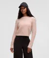 Lululemon Alpaca Wool-blend Crosshatch Sweater
