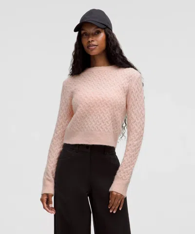 Lululemon Alpaca Wool-blend Crosshatch Sweater