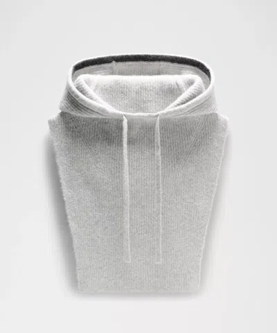 Lululemon Alpaca Wool-blend Knit Hood In Gray
