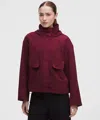 Lululemon Always Effortless Jacket In Burgundy