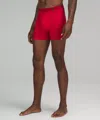 Lululemon Always In Motion Boxer 5" In Red