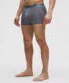 Lululemon Always In Motion Boxer Brief 3" In Gray