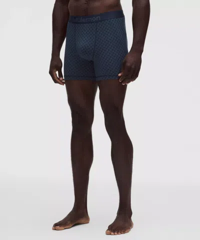 Lululemon Always In Motion Boxer Brief 5" In Blue