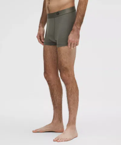 Lululemon Always In Motion Boxer Brief 3" In Green