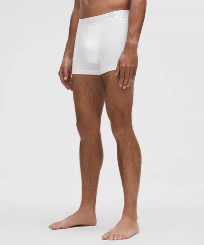Lululemon Always In Motion Boxer Brief 3" In White