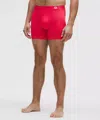 Lululemon Always In Motion Boxers 5" In Red