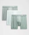 Lululemon Always In Motion Boxer 5" 3 Pack In Gray
