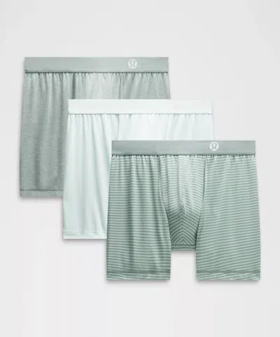 Lululemon Always In Motion Boxer 5" 3 Pack In Gray