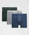 Lululemon Always In Motion Boxers 5" 3 Pack In Multi
