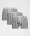 Lululemon Always In Motion Boxer 5" 3 Pack In Gray