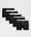 Lululemon Always In Motion Boxer 5" 5 Pack