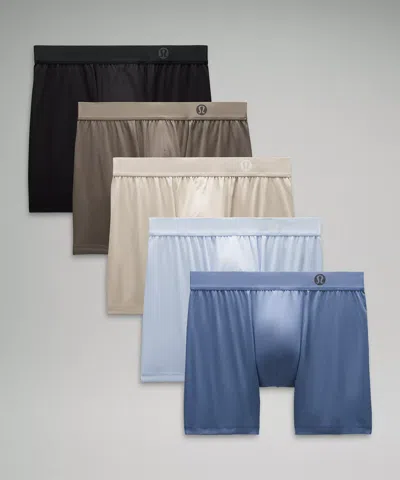 Lululemon Always In Motion Boxers 5" 5 Pack In Multi