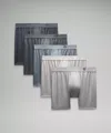 Lululemon Always In Motion Boxer 5" 5 Pack In Multi