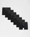 Lululemon Always In Motion Boxers 5" 7 Pack In Black